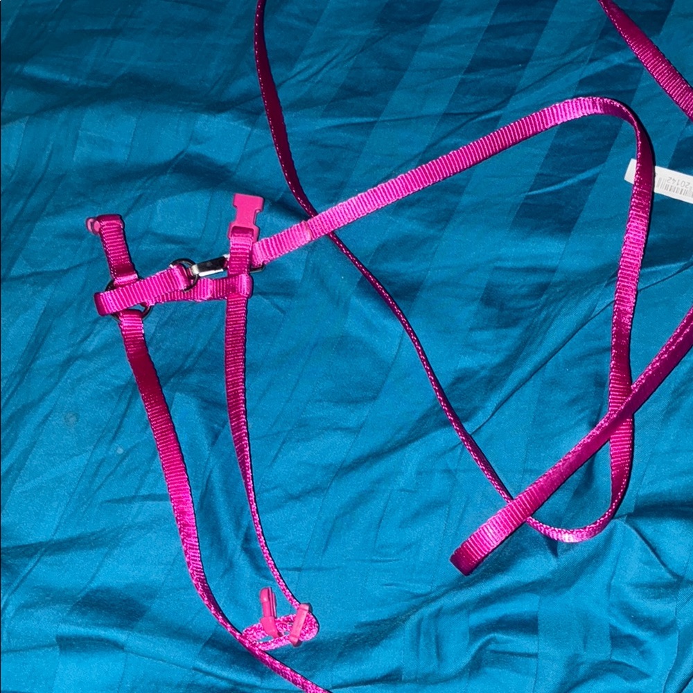 Pink Adjustable Harness Small/Medium
